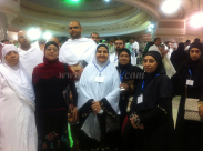   بالصور: الفوج الثاني من معتمري مدينة يافا يصل إلى مكة المكرّمة بسلام